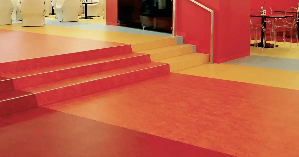 Snack bar with beautiful professionally installed linoleum flooring in Wichita, KS